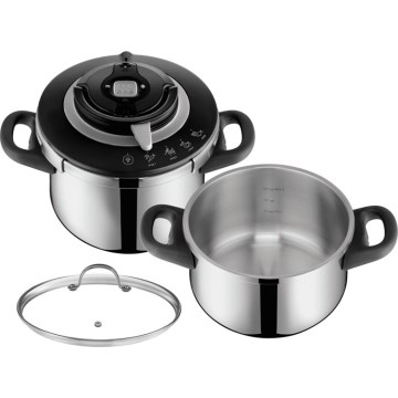 Tefal - Painekattilasetti 4,5/6 l CLIPSO+ CHEF