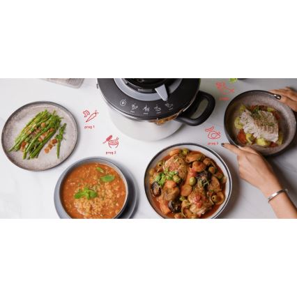 Tefal - Painekattilasetti 4,5/6 l CLIPSO+ CHEF