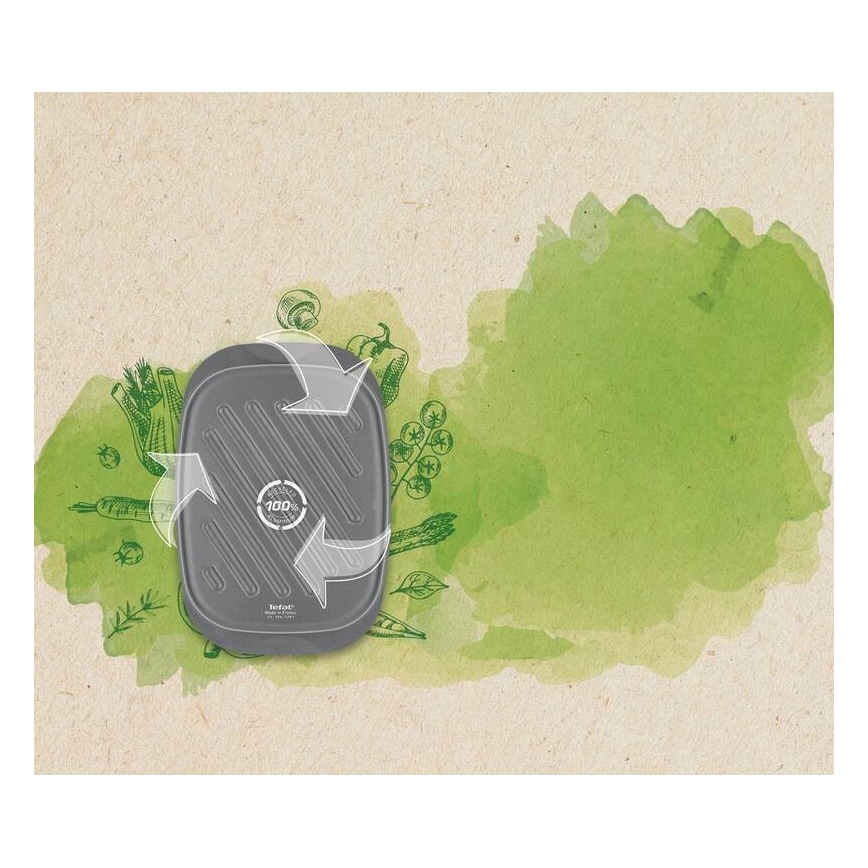 Tefal - Paistinpannu LA RECYCLE 27x39 cm musta