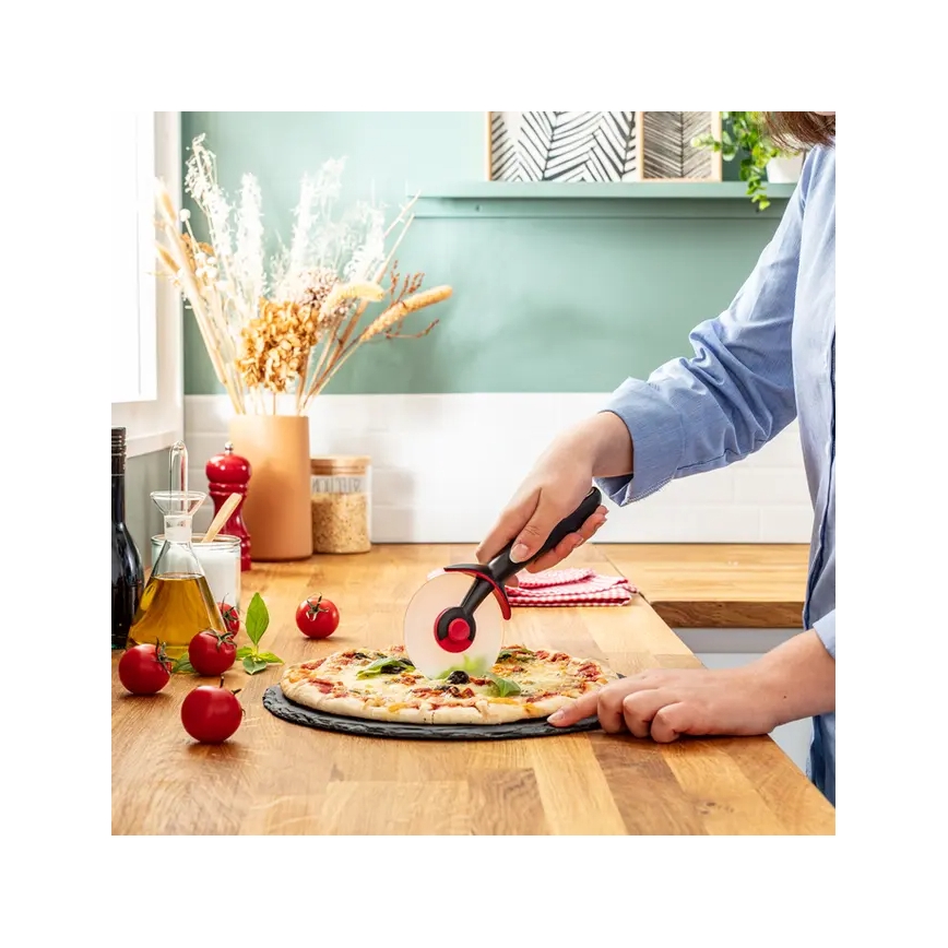 Tefal - Pizzaleikkuri INGENIO ruostumaton/musta