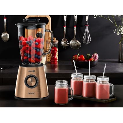 Tefal - pöytäblenderi 1,75 l BLENDFORCE 800W/230V kuparinvärinen