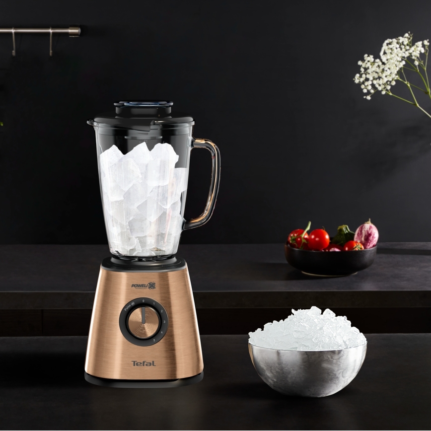 Tefal - pöytäblenderi 1,75 l BLENDFORCE 800W/230V kuparinvärinen