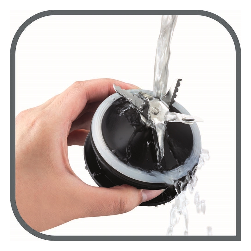 Tefal - Pöytäsekoitin 2 l PERFECTMIX+ 1200W/230V mattakromi/musta