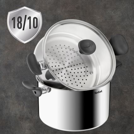 Tefal - PRIMARY 24 cm kuskuskattila höyrykorilla