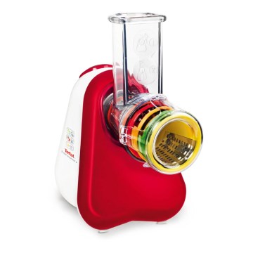 Tefal - Raastin ja leikkuri FRESH EXPRESS PLUS 200W/230V punainen/valkoinen