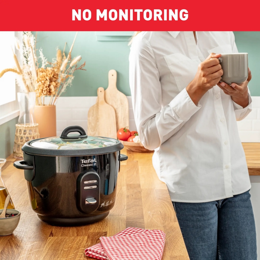 Tefal - Riisikeitin CLASSIC 500W/230V 3 l musta