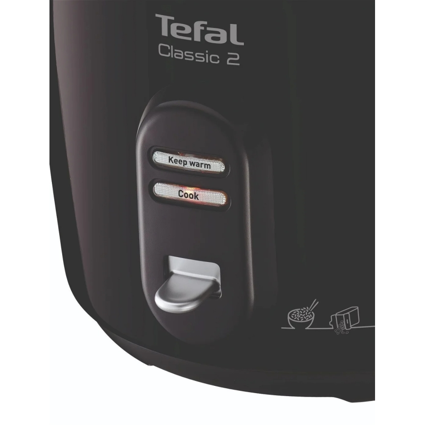 Tefal - Riisikeitin CLASSIC 500W/230V 3 l musta