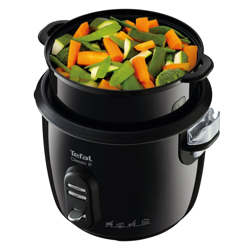 Tefal - Riisikeitin CLASSIC 600W/230V 5 l musta