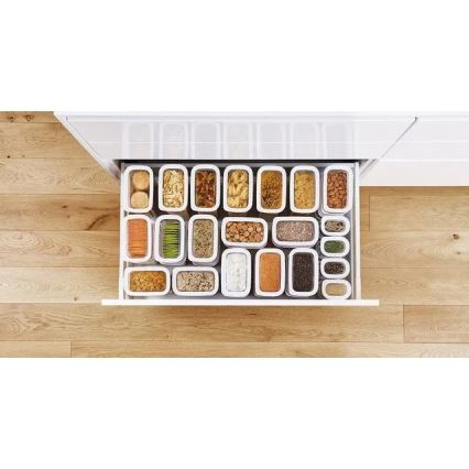 Tefal - Ruokasäiliö 0,45 l OPTIMA valkoinen/läpinäkyvä