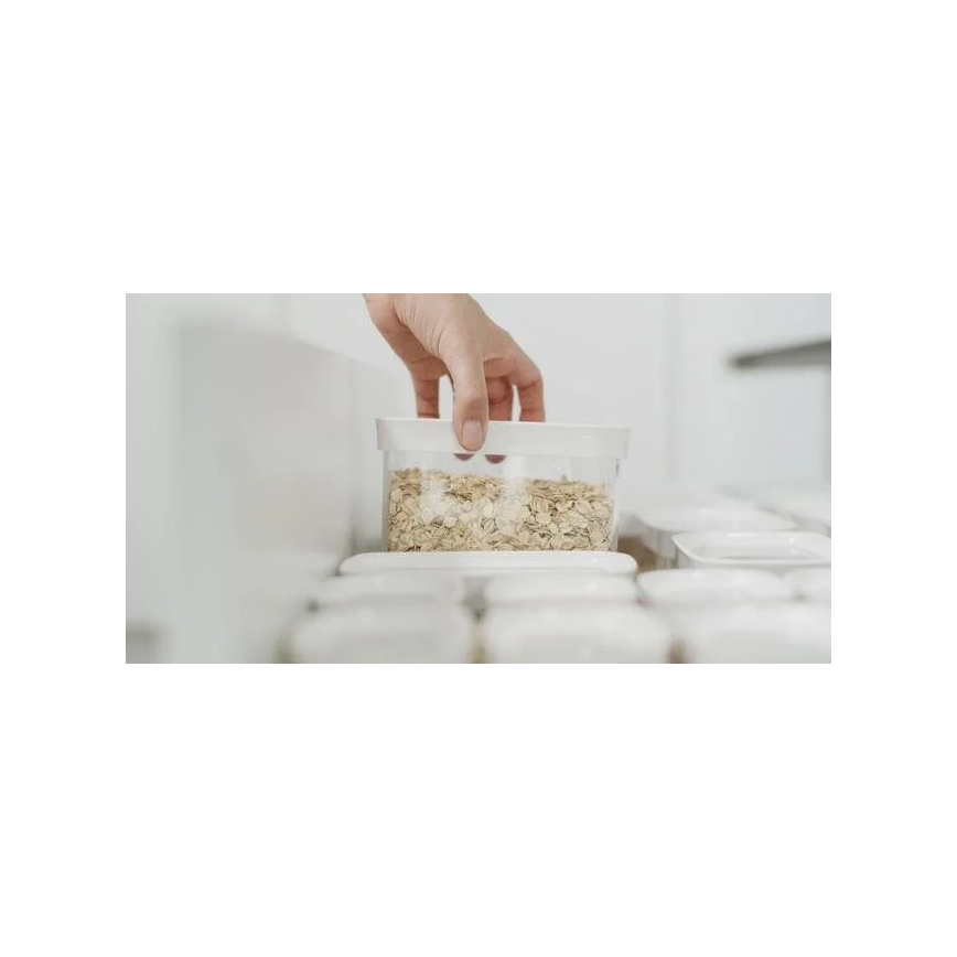 Tefal - Ruokasäiliö 0,45 l OPTIMA valkoinen/läpinäkyvä