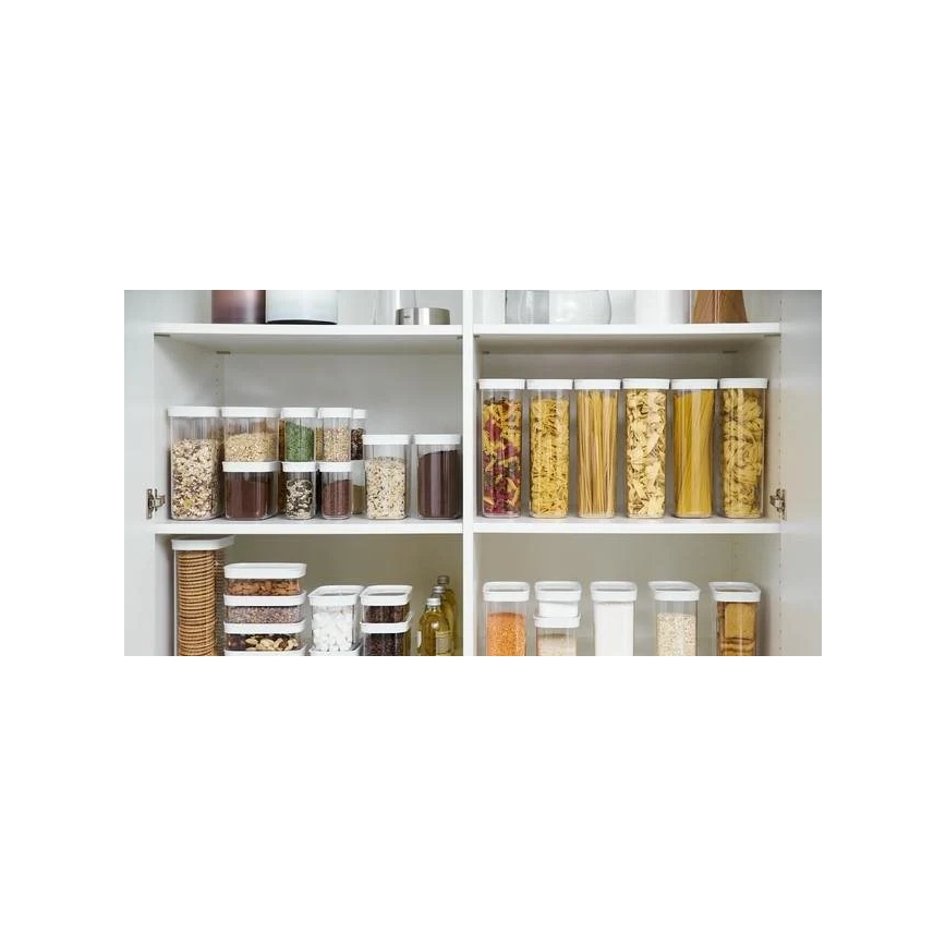 Tefal - Ruokasäiliö 0,45 l OPTIMA valkoinen/läpinäkyvä