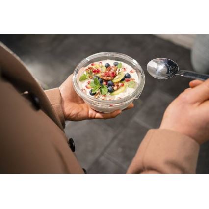 Tefal - Ruokasäiliö 0,6 l MSEAL GLASS punainen/lasi