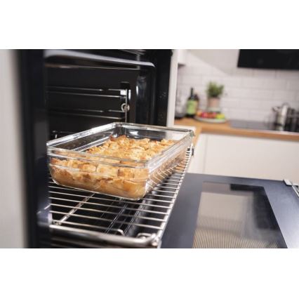 Tefal - Ruokasäiliö 1,1 l MSEAL GLASS punainen/lasi