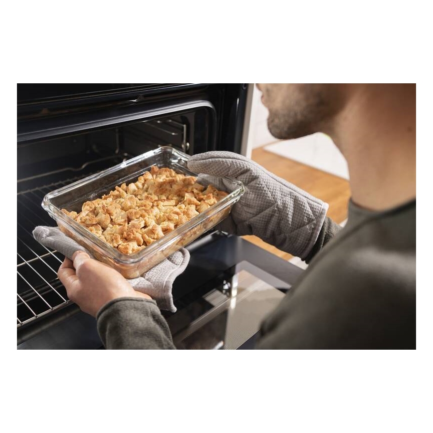 Tefal - Ruokasäiliö 1,1 l MSEAL GLASS punainen/lasi