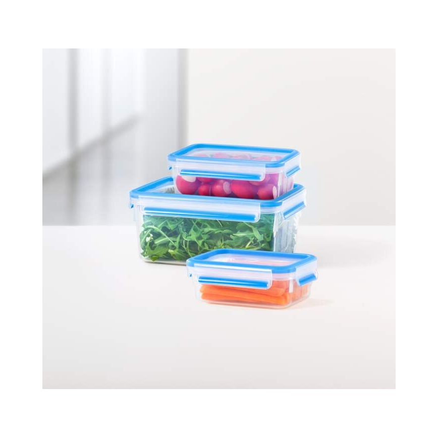 Tefal - Ruokasäiliö 3,7 l MASTER SEAL FRESH sininen