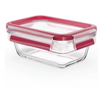 Tefal - Ruokasäilytysastia 0,45 l MSEAL GLASS punainen/lasi