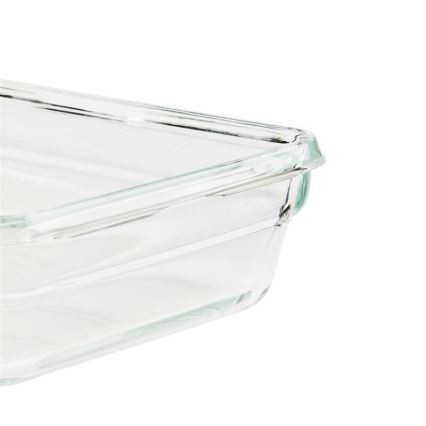 Tefal - Ruokasäilytysastia 1,1 l MSEAL GLASS punainen/lasi