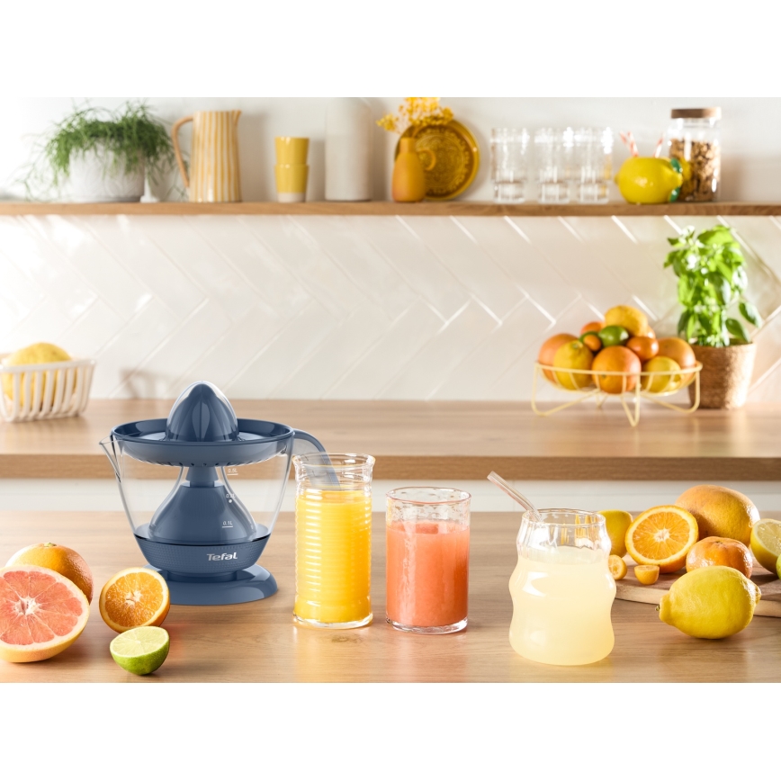 Tefal - Sähköinen sitruspuristin MORNING CITRUS PRESS 0,8 l 25W/230V sininen