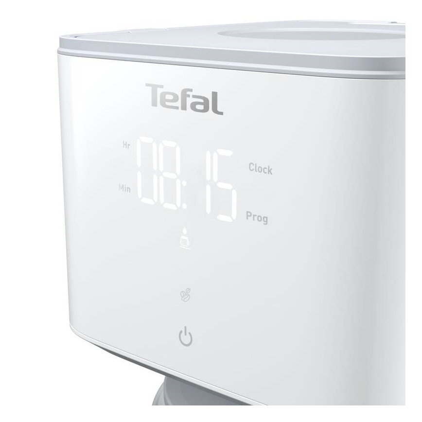 Tefal - Suodatinkahvinkeitin LCD-näytöllä SENSE 1000W/230V valkoinen