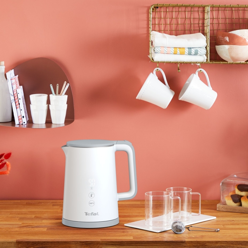 Tefal - SENSE nopea vedenkeitin 1 l, 1800 W/230 V, valkoinen