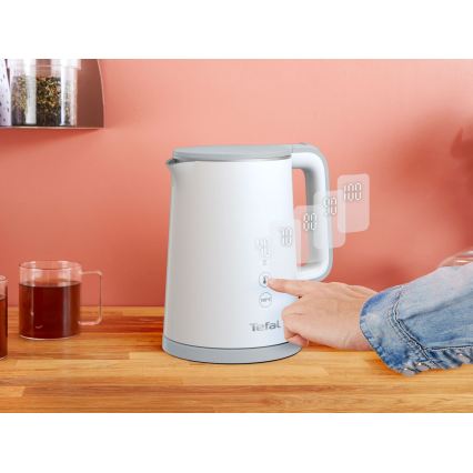 Tefal - SENSE nopea vedenkeitin 1 l, 1800 W/230 V, valkoinen