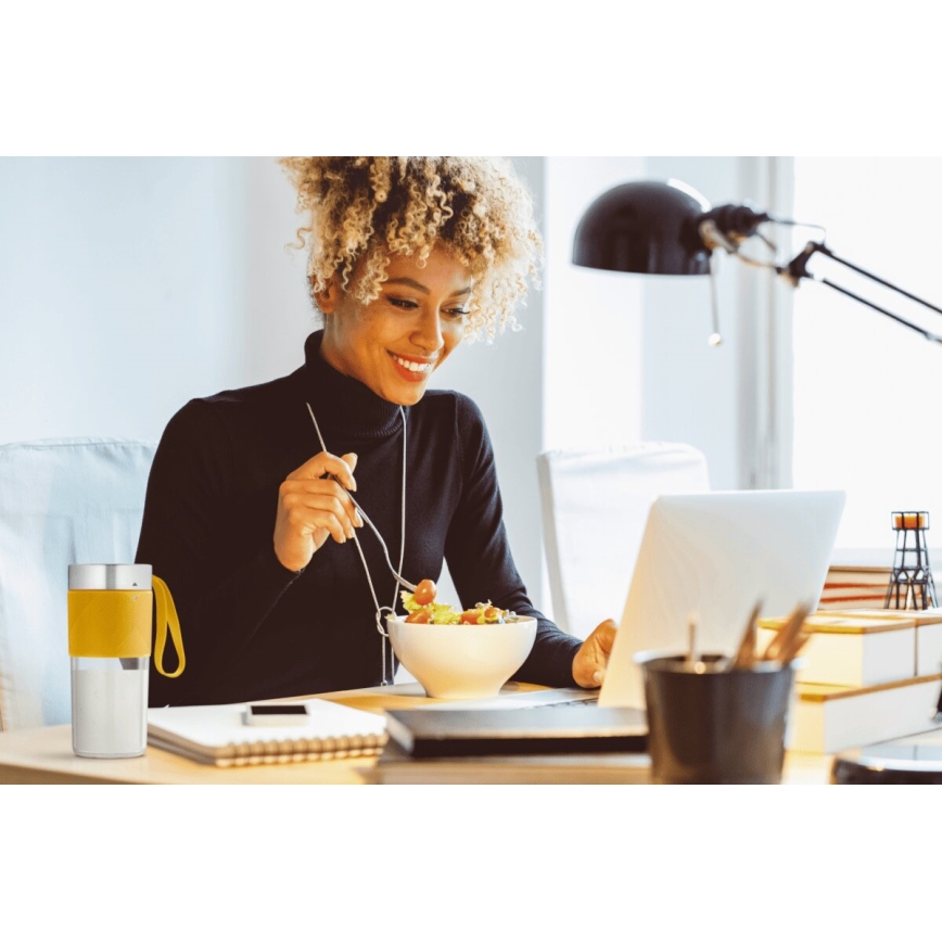 Tefal - Smoothie blenderi BLENDFORCE 50W/5V 1200 mAh keltainen