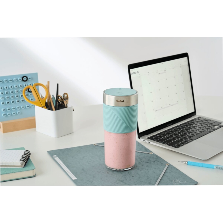 Tefal - Smoothie blenderi BLENDFORCE 50W/5V 1200 mAh minttu