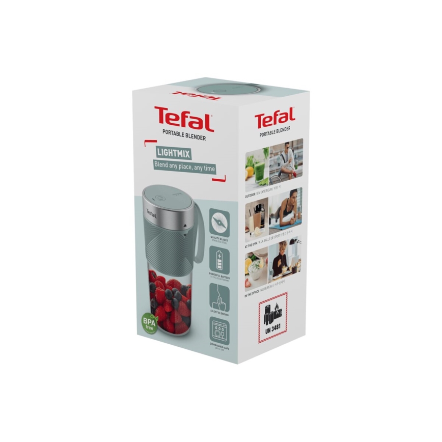 Tefal - Smoothie blenderi BLENDFORCE 50W/5V 1200 mAh minttu