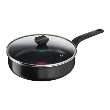 Tefal - Syvä paistinpannu kannella SIMPLY CLEAN 24 cm