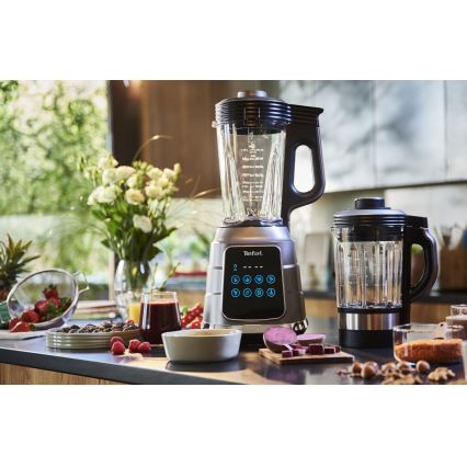 Tefal - Tehosekoitin HIGH SPEED ULTRABLEND BOOST 1300W/230V harmaa