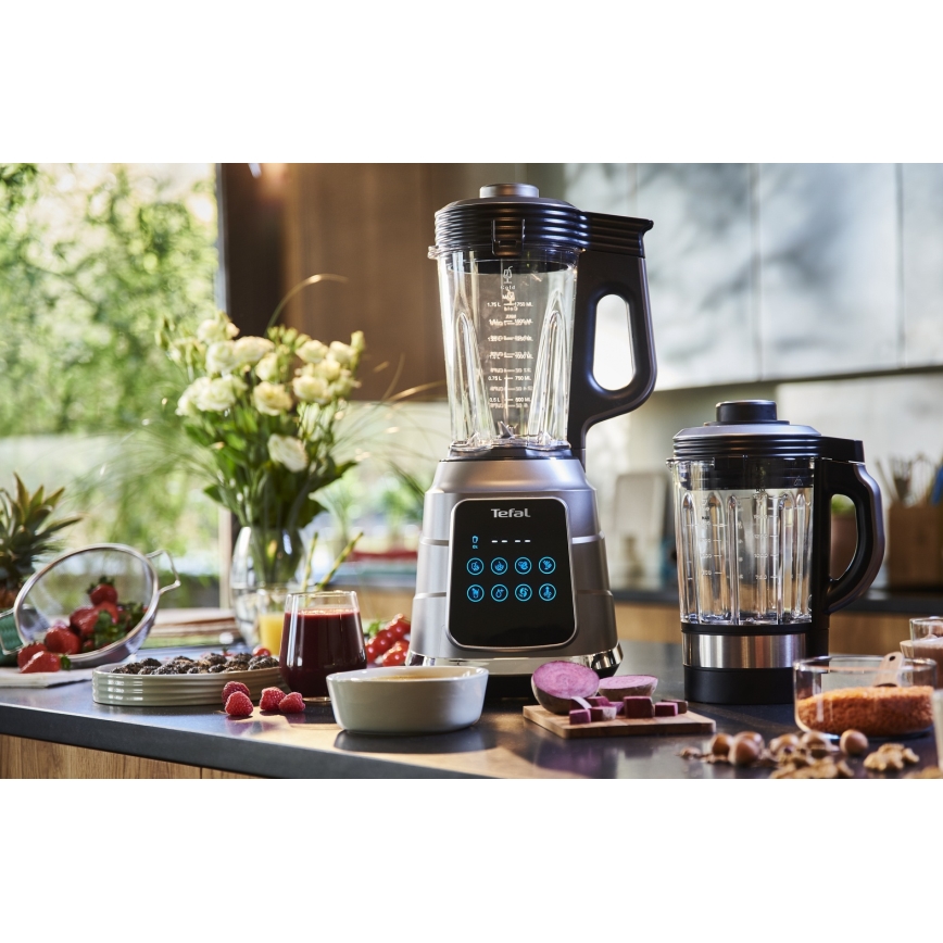 Tefal - Tehosekoitin HIGH SPEED ULTRABLEND BOOST 1300W/230V harmaa