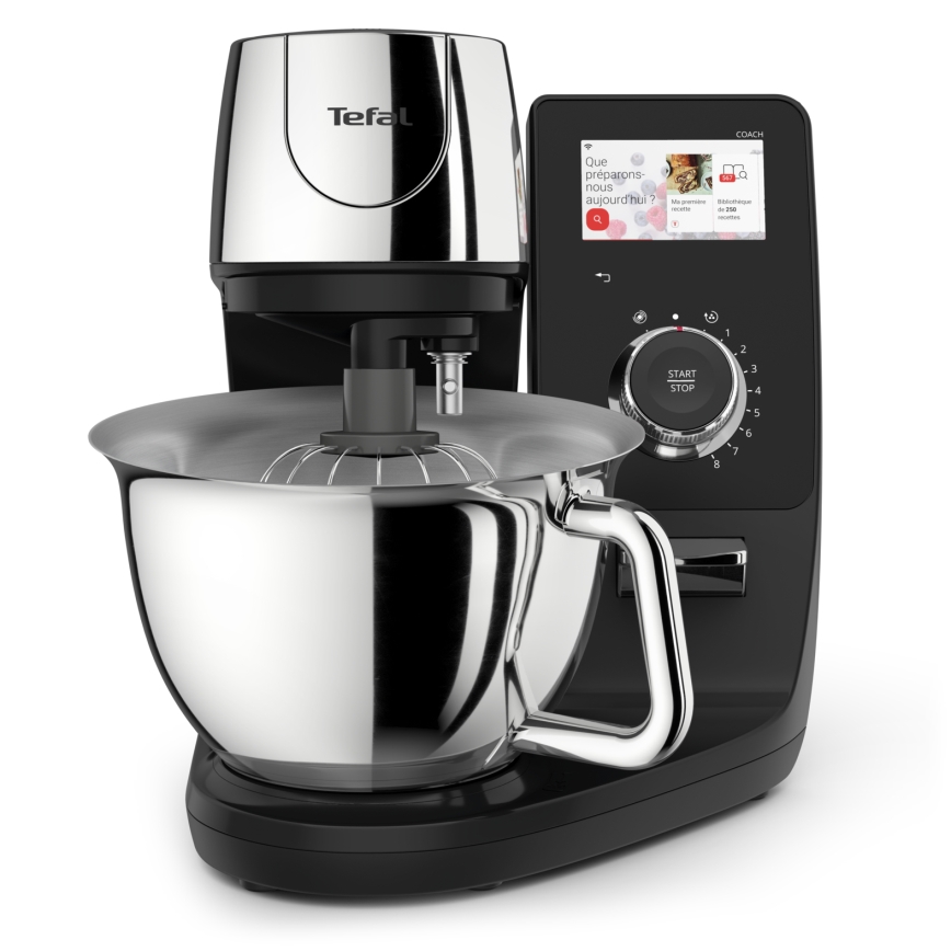Tefal - Vaakalla varustettu yleiskone I-COACH TOUCH 1200W/230V ruostumaton teräs