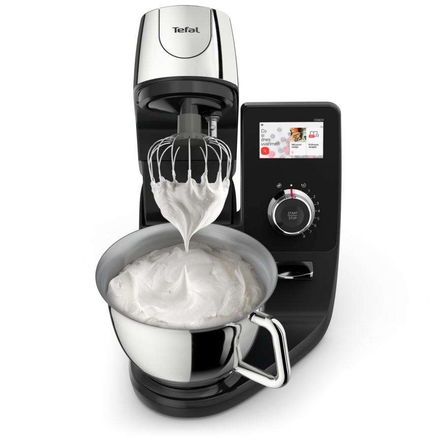 Tefal - Vaakalla varustettu yleiskone I-COACH TOUCH 1200W/230V ruostumaton teräs