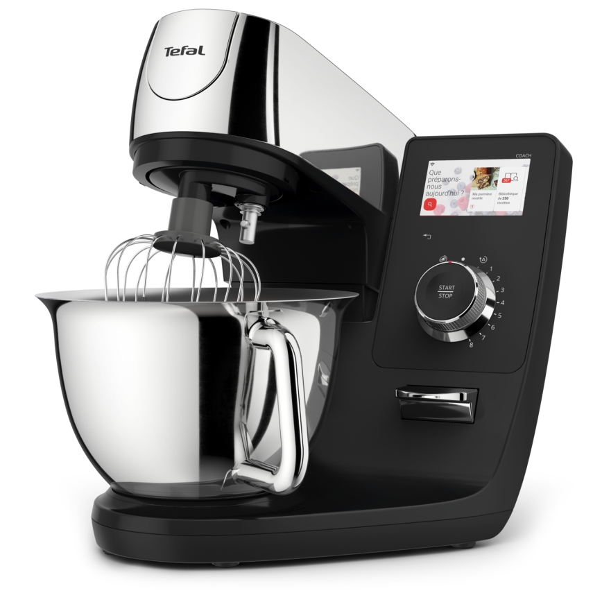 Tefal - Vaakalla varustettu yleiskone I-COACH TOUCH 1200W/230V ruostumaton teräs