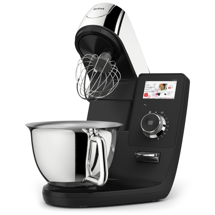 Tefal - Vaakalla varustettu yleiskone I-COACH TOUCH 1200W/230V ruostumaton teräs