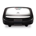 Tefal - Voileipäkone CROC TIME 700W/230V musta/kromi