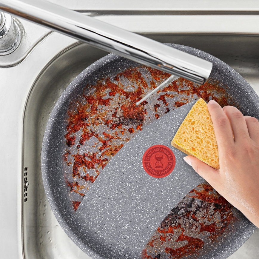 Tefal - Wok-pannu HARD STONE 28 cm