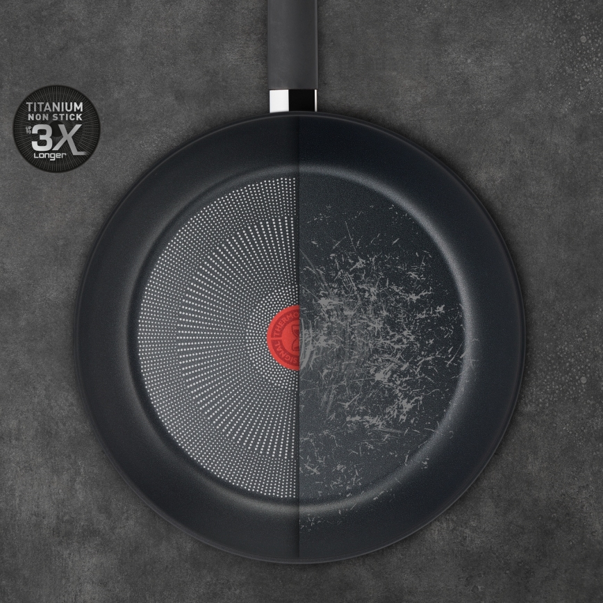 Tefal - Wokkipannu TITANIUM FORCE 28 cm