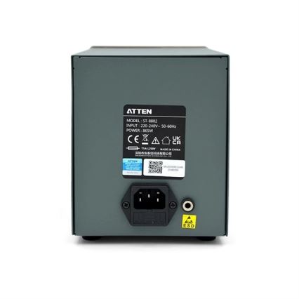 Tehokas kuuma‑ilma- ja juotosasema LCD‑näytöllä, 800 W / 230 V