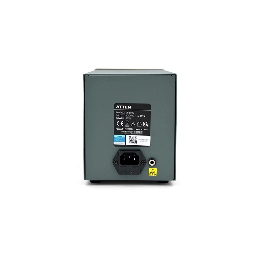 Tehokas kuuma‑ilma- ja juotosasema LCD‑näytöllä, 800 W / 230 V
