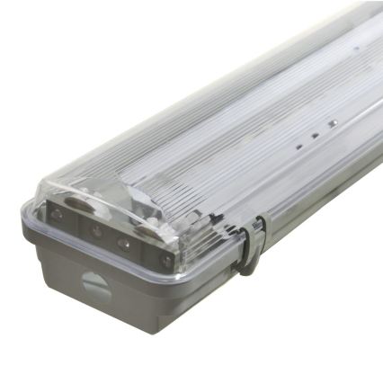 Tekninen loisteputkivalaisin 2xG13/36W/230V 120 cm IP65 harmaa