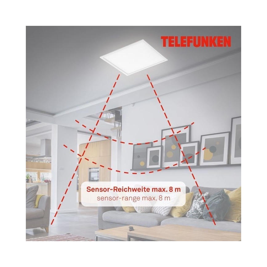 Telefunken 308806TF - Kiinteä LED-paneeli anturilla LED/25W/230V 4000K