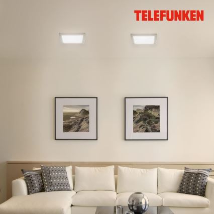 Telefunken 309602TF - LED RGBW Himmennettävä kattovalo LED/18W/230V 2700-6500K Wi-Fi Tuya