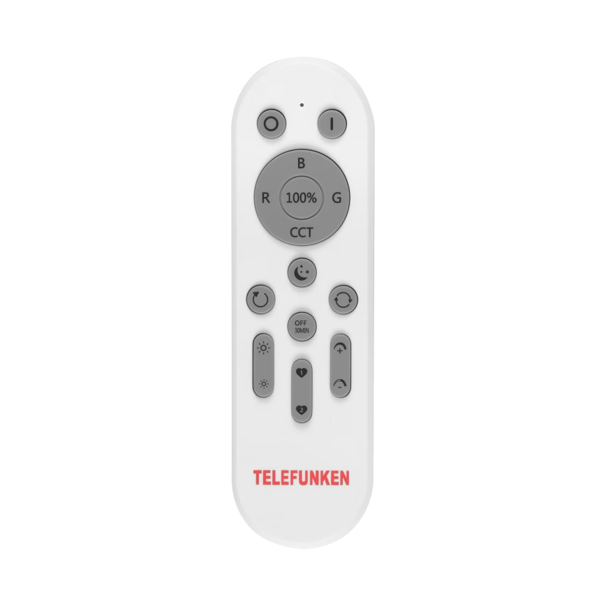 Telefunken 309602TF - LED RGBW Himmennettävä kattovalo LED/18W/230V 2700-6500K Wi-Fi Tuya