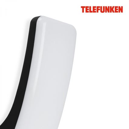 Telefunken 311605TF - LED-ulkoseinävalaisin LED/15W/230V IP44 musta