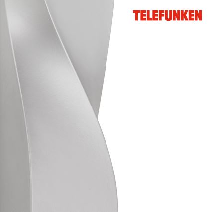 Telefunken 312704TF - LED-ulkoseinävalaisin 2xLED/5,5W/230V IP44 hopea