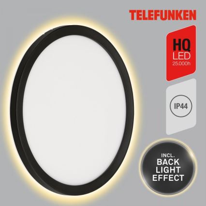 Telefunken 313405TF - LED-ulkoseinävalaisin LED/15W/230V IP44 musta