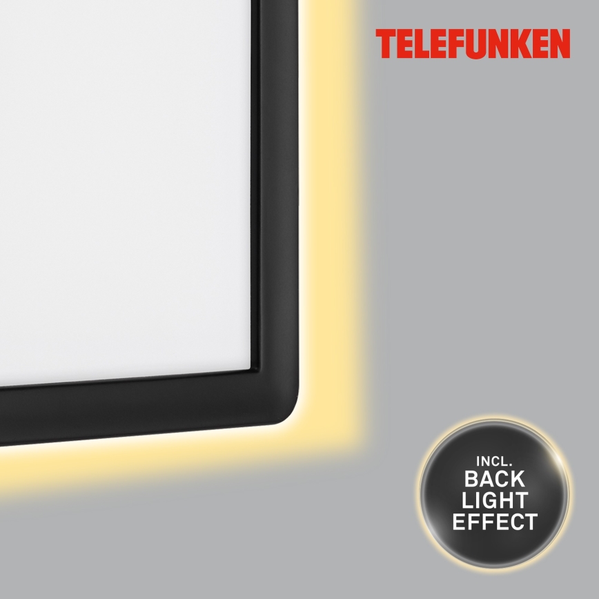 Telefunken 313605TF - LED-ulkoseinävalaisin LED/16W/230V IP44 musta