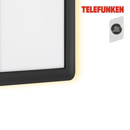 Telefunken 313605TF - LED-ulkoseinävalaisin LED/16W/230V IP44 musta