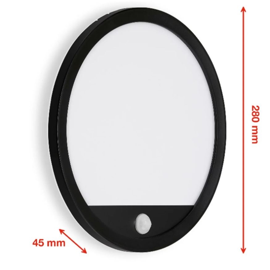 Telefunken 313705TF - LED ulkoseinävalaisin anturilla LED/15W/230V IP44